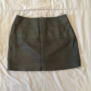 ASOS Leather Mini Skirt